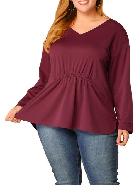 plus size unique tops.